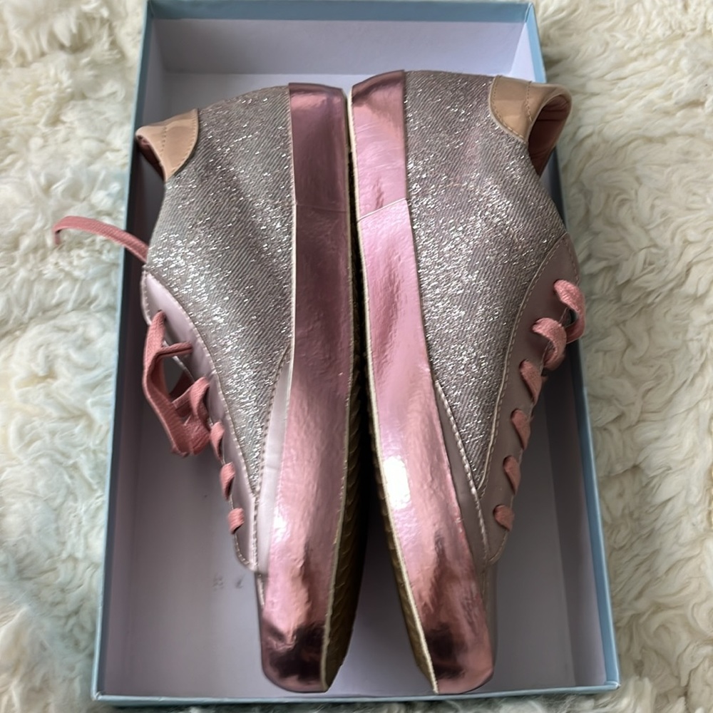 Philippe Model Pink Glitter Sneakers - Picture 7 of 13